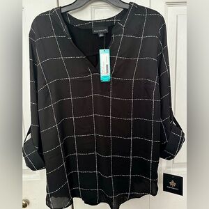 Fortune and Ivy V Neck Blouse